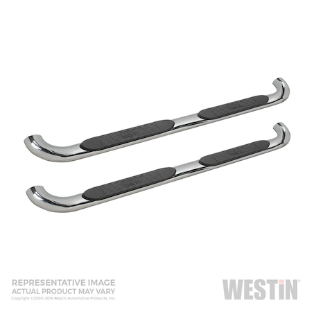 Westin Platinum 4 Oval Nerf Step Bars 21-4020